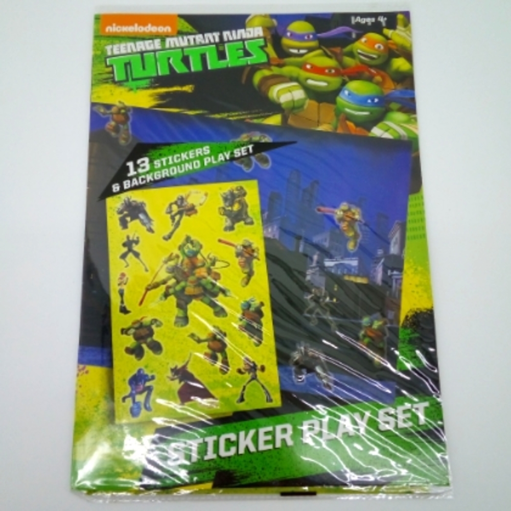 NWT Nickelodeon Teenage Mutant Ninja Turtles Sticker Set 2016
